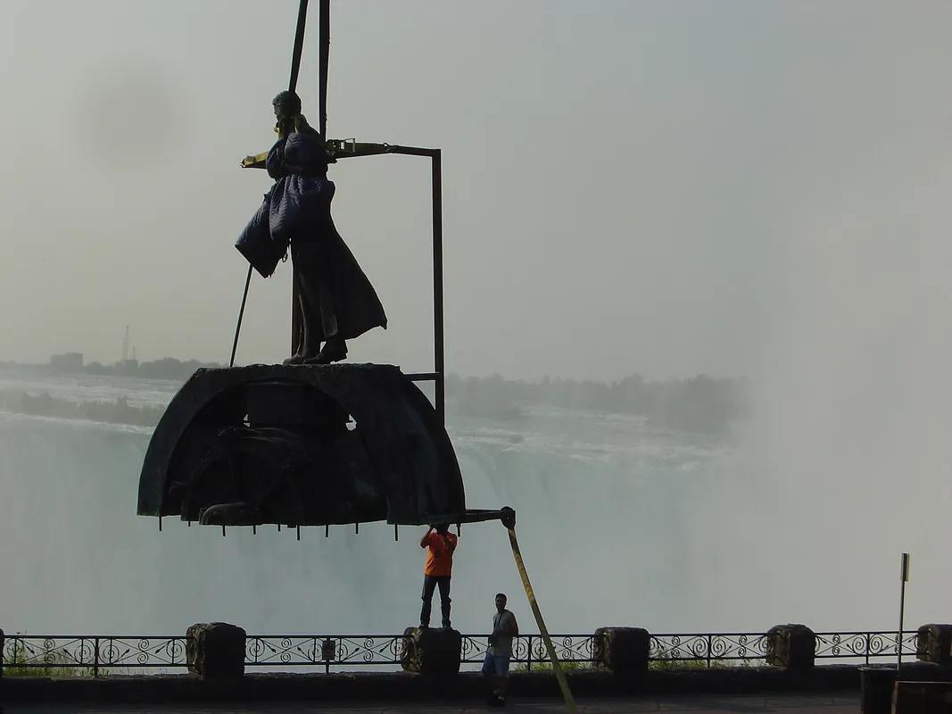 Tesla monument installed in Victoria Park, Niagara Falls, Ontario