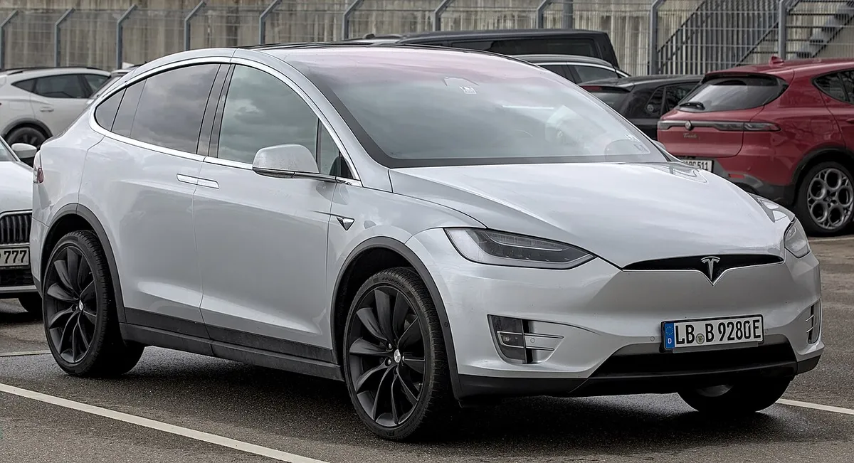 Tesla Model X 100D at Retro Classics 2023