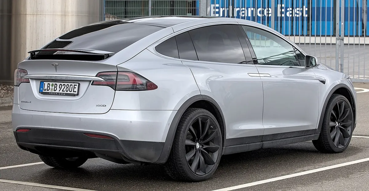 Tesla Model X 100D at Retro Classics 2023